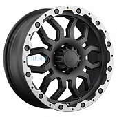 LS 7,5x17/6x114,3 ET40 D66,1 1285 MBL (конус, Колпак+лого)