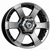 KиK 7x16/6x139,7 ET20 D110,1 M56 (КС593) Дарк платинум