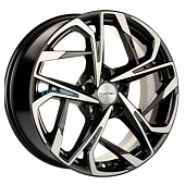Khomen Wheels 7x17/5x110 ET46 D63,3 KHW1716 (Changan CS35/CS35 Pro) Black-FP