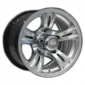 LS 7x15/5x139,7 ET-10 D108,5 883 BKL (конус, Колпак+лого)