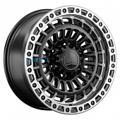 LS 9x18/6x139,7 ET30 D100,1 1348 BKSL (конус, Колпак+лого)